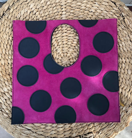 Steve Square bag - polka dot